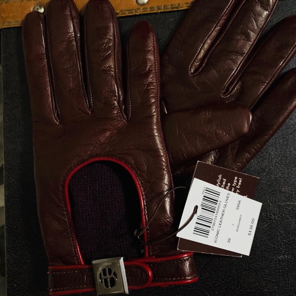 Henri Bendel Leather Gloves